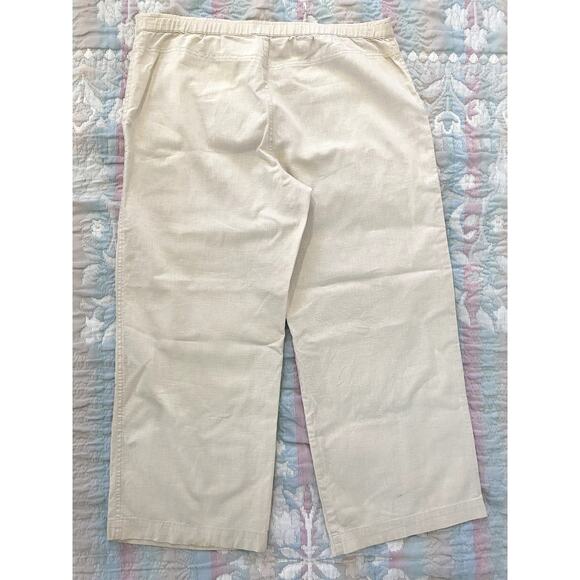 Cotton and Linen Beige Capris by J.Crew - Picture 5 of 8